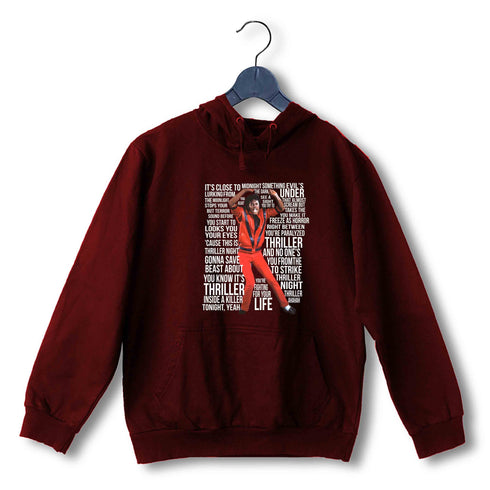 Michael Jackson MUSIC Michael Jackson THRILLER UNISEX HOODIE Sweatshirts